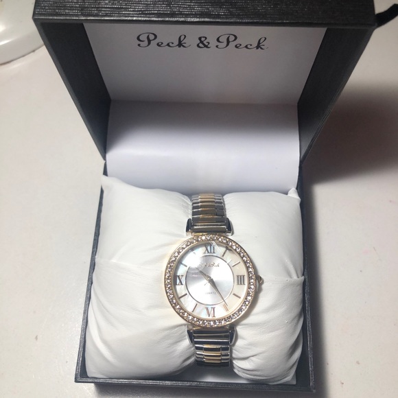 PECK & PECK GOLD STUDDED WATCH!! - Picture 2 of 6